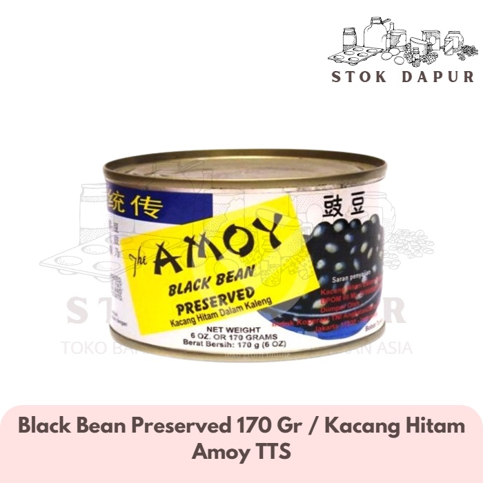 

TTS The Amoy Black Bean Preserved 170 Gr / Kacang Hitam Kaleng Tausi