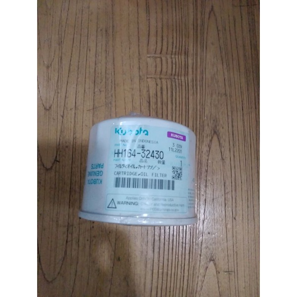 Filter Oli Mesin Kubota DC70 Original