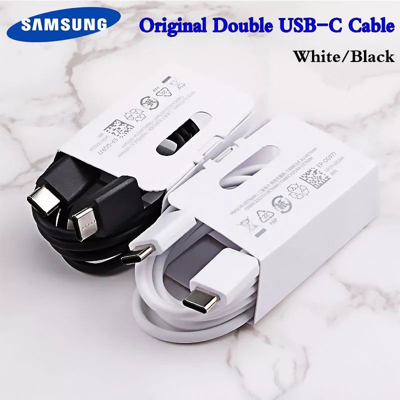 CABLE CHARGER KABEL SAMSUNG GALAXY S22 ULTRA ORIGINAL 100% USB TYPE C TO TYPE C ORI