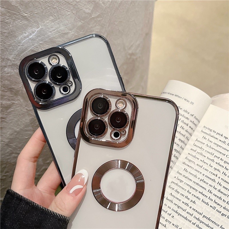 Case Pelindung Bahan Silikon Dengan Lensa Film Untuk IPhone 13 12 11 Pro Max 7 8 Plus X XR XS Max