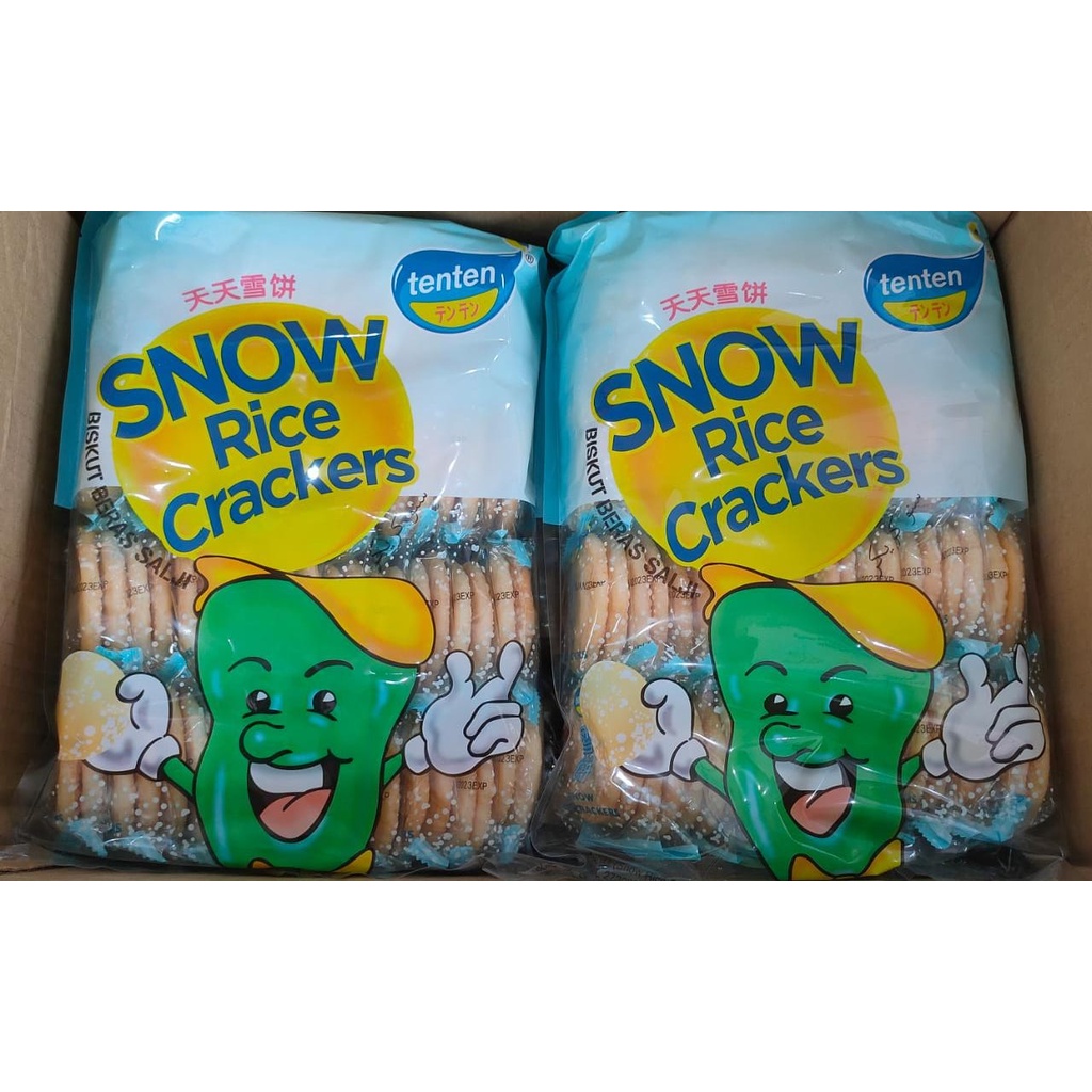 Tenten Rice Crackers Snow 360 gr