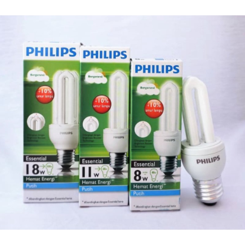 Lampu Philips Essential 14W Putih 14 w 14 watt 14watt