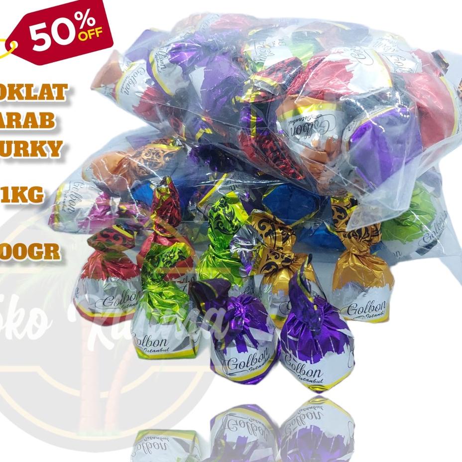 

(TERLARIS) Coklat arab /turky dll mix/campur 1kg Promo.,.,