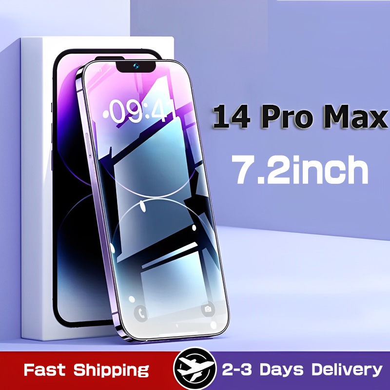 【Produk Baru HP】100% otentik  i14 Pro Max smartphone 4g/5g 8GB RAM+256GB ROM 48+64MP HD Kamera ponse