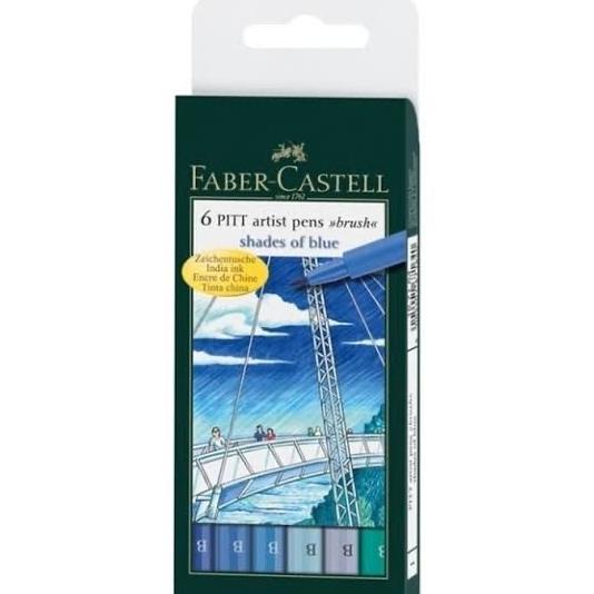 

Faber-Castell | Pitt Artist Pen Brush "Shades Of Blue