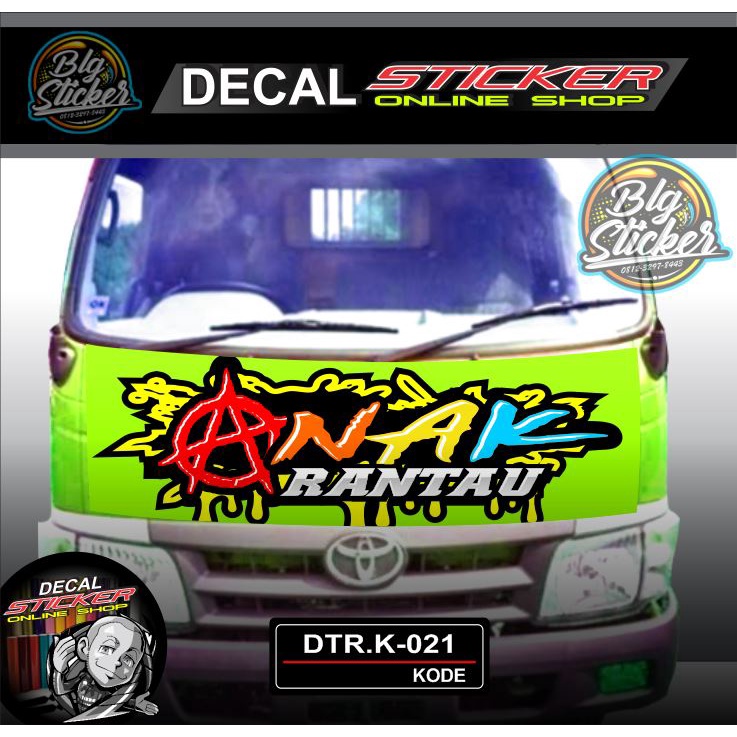 STIKER MOBIL TRUCK DYNA DUTRO DECAL PRINT KAP VARIASI CUSTOM KEREN
