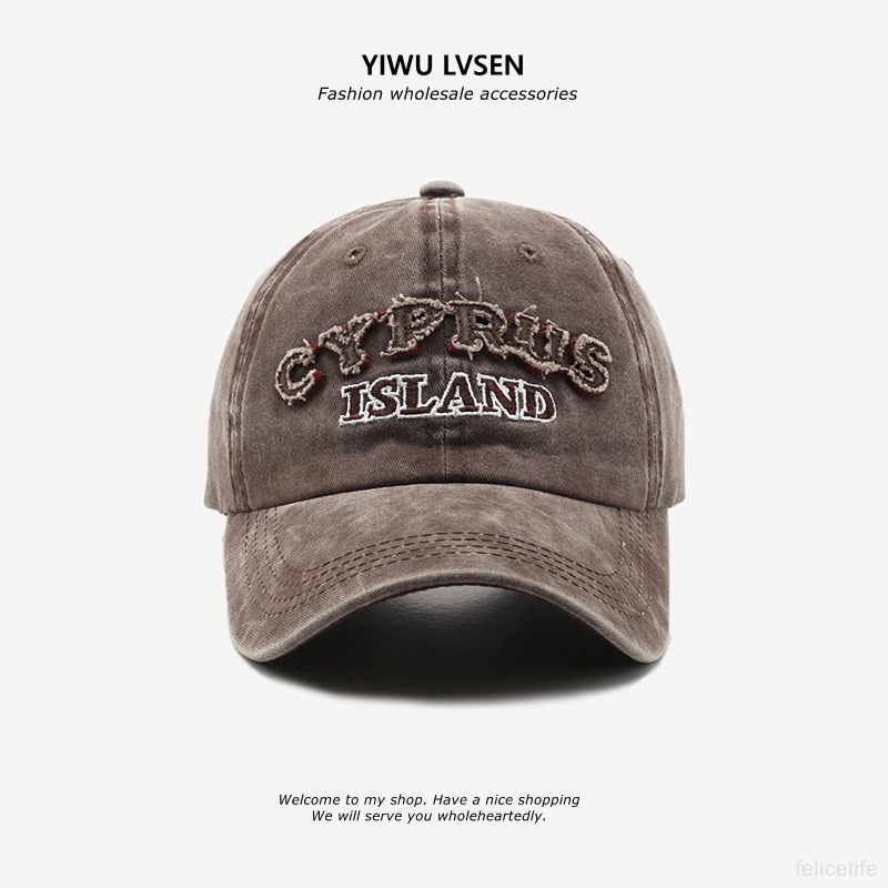 Topi Baseball Motif Bordir Tulisan Untuk Unisex