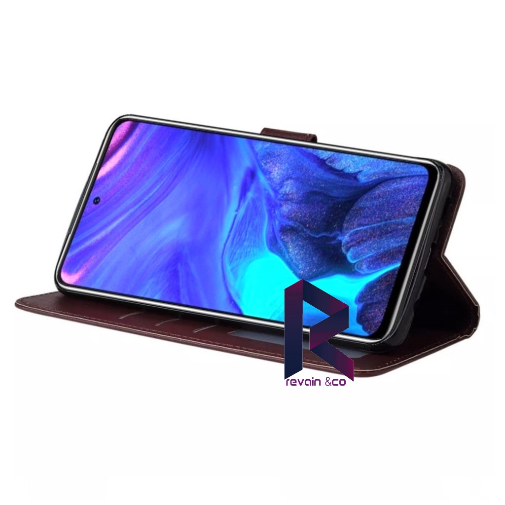 CASE INFINIX NOTE 12 VIP FLIP WALLET LEATHER KULIT PREMIUM SARUNG BUKA TUTUP KESING HP FLIP CASE INFINIX NOTE 12 VIP