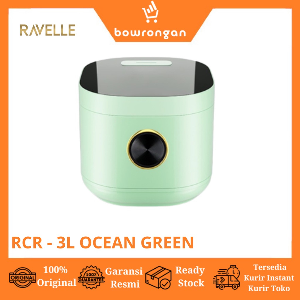 RAVELLE DIGITAL RICE COOKER LOW CARBO 3LTR RCR-3LS