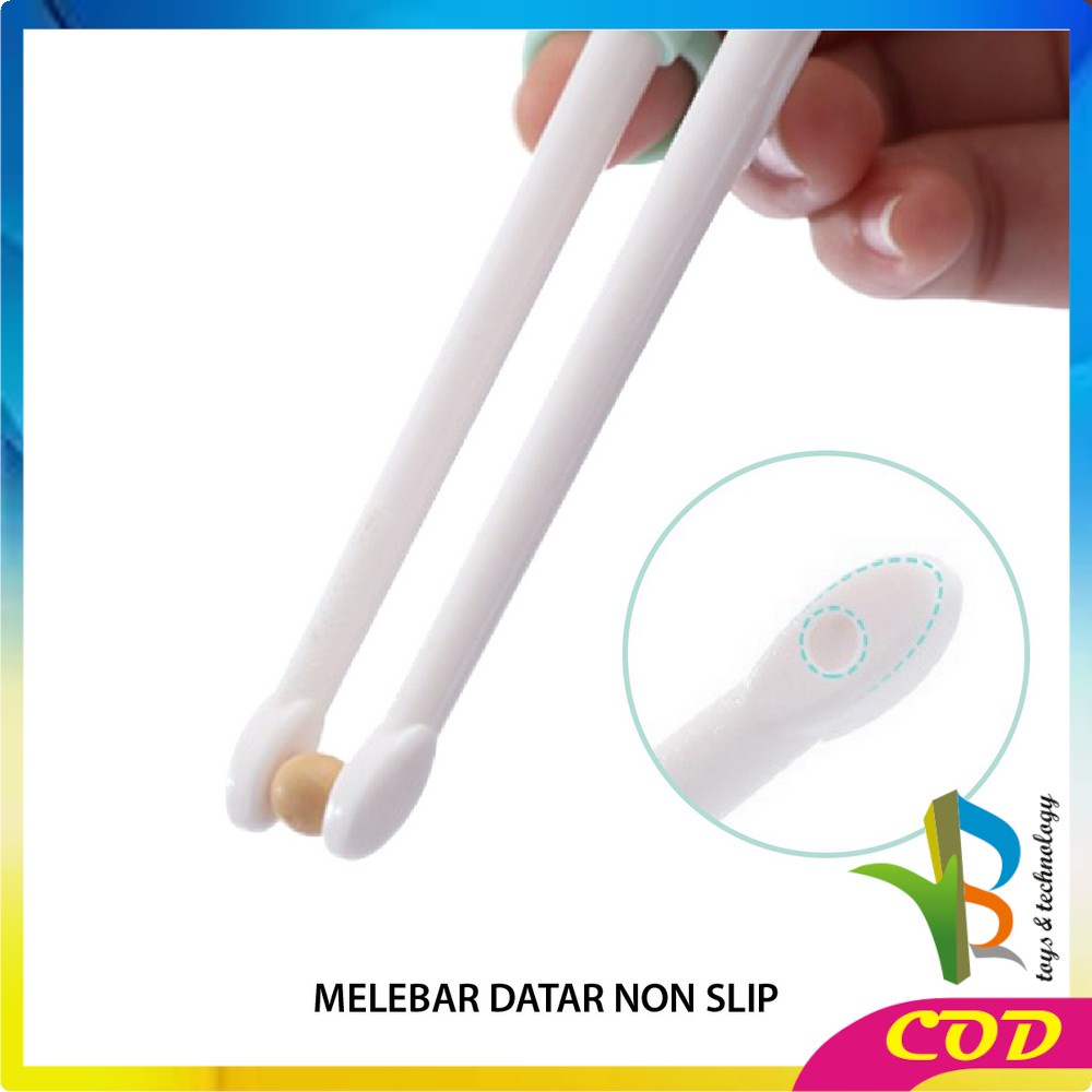 RB-C355 Sumpit Anak Karakter Training Chopstick / Sumpit Anak Belajar Makan / Sumpit Latihan Anak / Alat Makan Anak Bayi