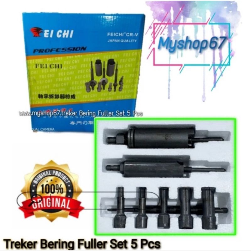 Treker Bearing Puller Set 5 pcs - Treker Lepas Pembuka Bearing Laher Tutup CVT | Disassembler