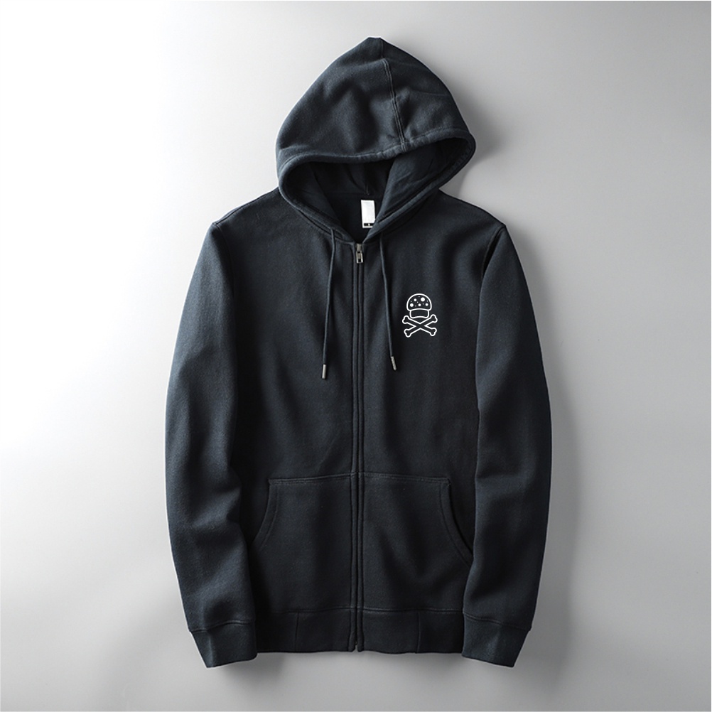 Diery - Sweater Zipper Pria & Wanita TRENDY Oversize motif DIERY bahan COTTON FLEECE - Entry Clothes