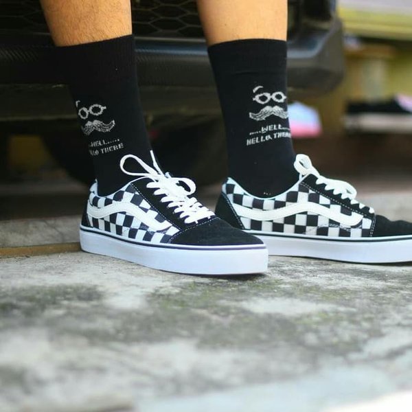 Sepatu Vans OldSkool OS OLDSCHOOL CATUR Checker Board Premium Waffle DT