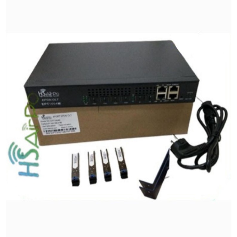 HSAirPo EPT1004M OLT 4 Port Mini EPON + 4 Module SFP HS AirPo EPT1004M M1