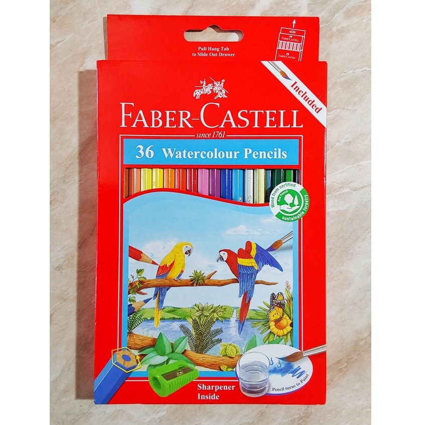 

(SET) Pensil Warna Faber-Castell 114466 Watercolour 36 Warna