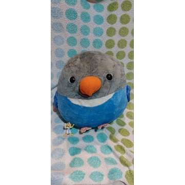 boneka burung parkit/ parakeet blue