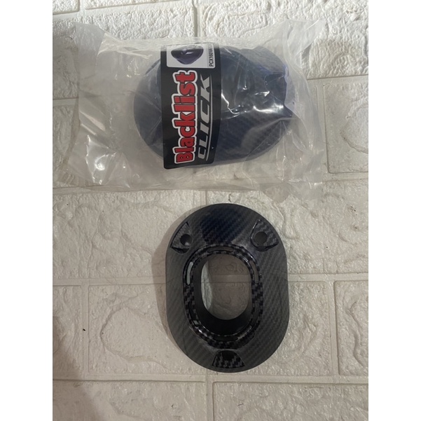 corong cover tutup knalpot carbon motor pcx 160 dll