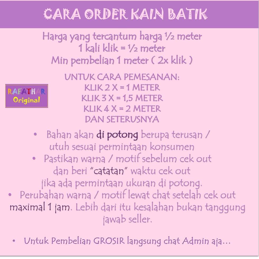 ︽ BATIK KAIN BATIK METERAN BAHAN BATIK METERAN BATIK WANITA SERAGAM BATIK KELUARGA BAHAN BAJU SERAGA