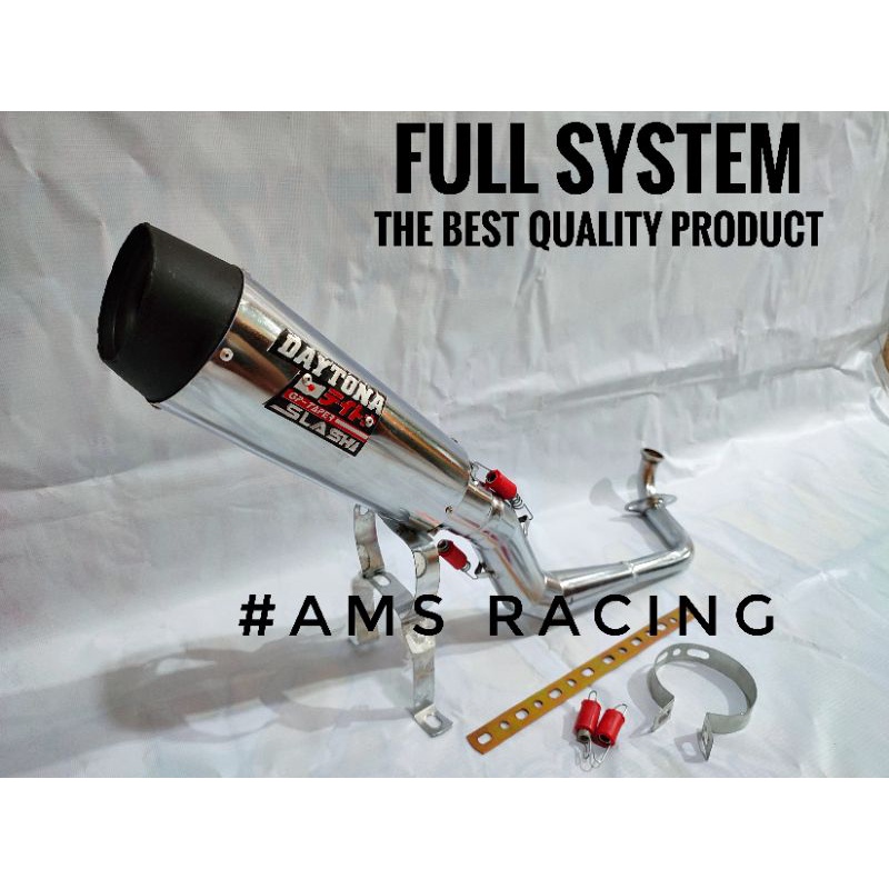 Knalpot Racing DAYTONA Beat fi/beat karbu/beat street/beat new/beat pop/scoopy karbu/scoopy fi/scoop