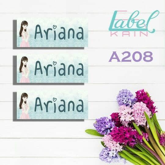 

Stiker Label Nama Baju Anak Seragam Kain Lucu Custom Souvenir Hijab 006