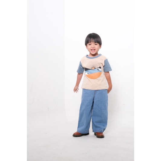 PANORAMIC TEE -  Promo 10.10 Anak Sablon Pemandangan Baju Bayi Premium Kids Cewek Cowok Laki Perempuan 1-6 Th