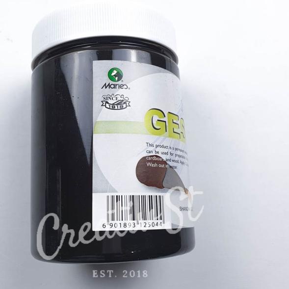 

Maries Gesso White / Black 500 ml - Black Gesso