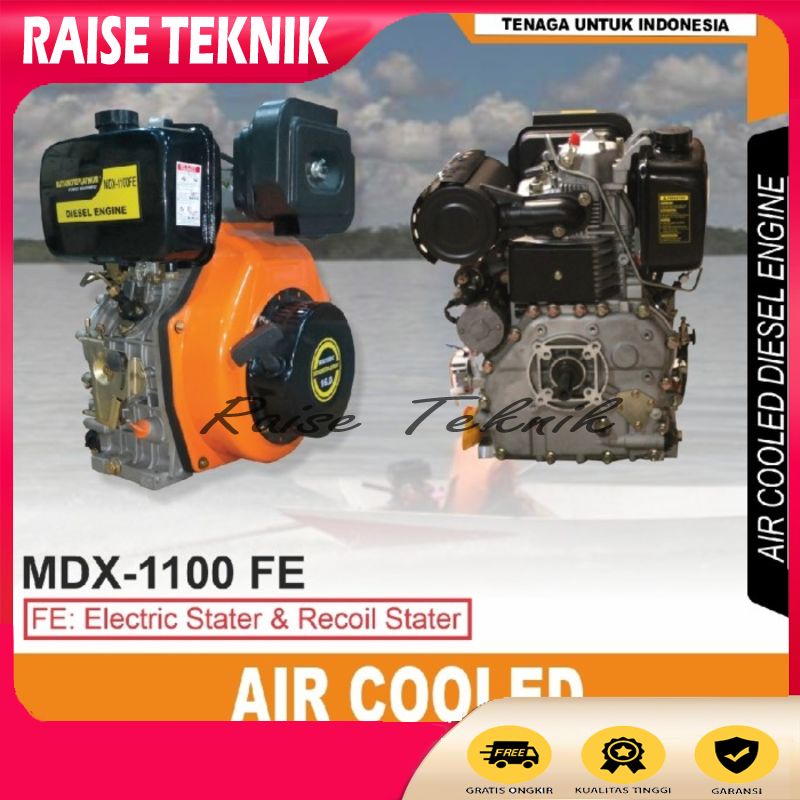 MESIN PENGGERAK DIESEL SOLAR MATSUMOTO MDX 1100 FE STATER 18HP
