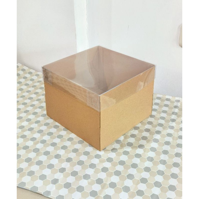 

BOX MIKA - DUS KUE - KOTAK - KARDUS 20x20x15 (ISI : 10 PCS)