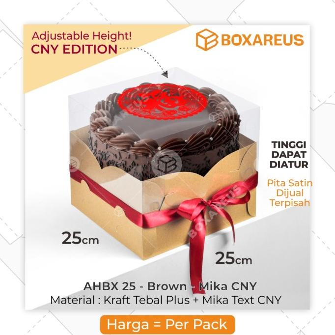 

Box Mika Imlek Dus Kue CNY Atur Tinggi Kemasan Cake | AHBX 25