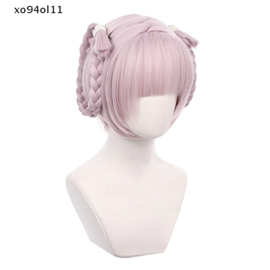 Xo Wigrambut Palsu Anime Call of the Night Nazuna Nanakusa Warna Pink Muda Untuk Cosplay