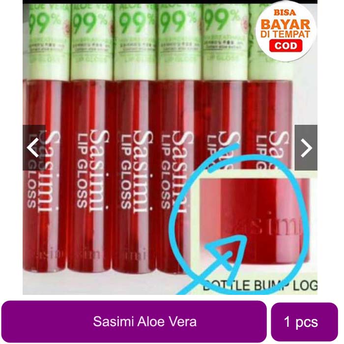 Liptint Sasimi Aloe Vera EMBROSE 99% Lip Tint Lip Gloss Lipgloss