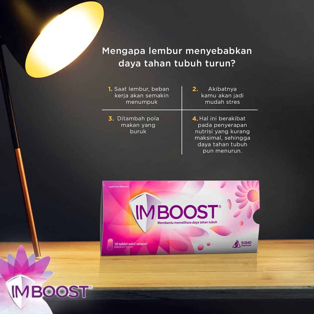 Imboost Tab strip isi 10