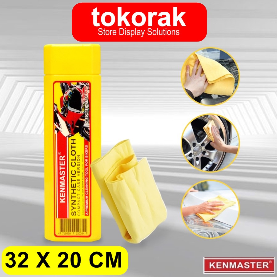 KAIN LAP KANEBO MINI MOTOR SEGI 8 KENMASTER PLAS CHAMOIS SYNTHETIC