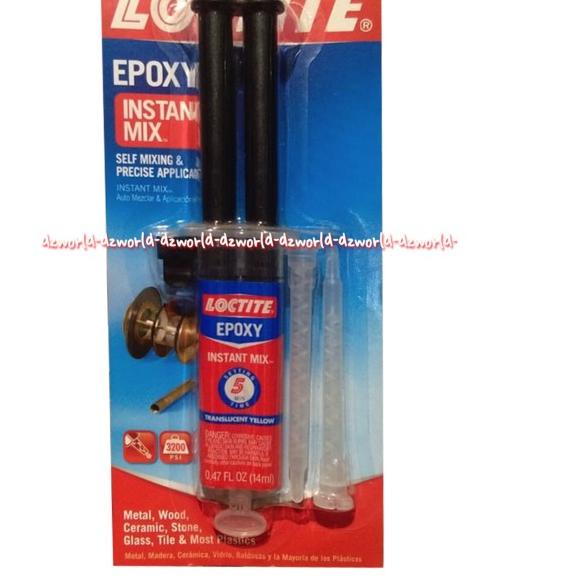 

Loctite Epoxy Instant Mix Lem Serbaguna Perekat Multifungsi Isi 14ml