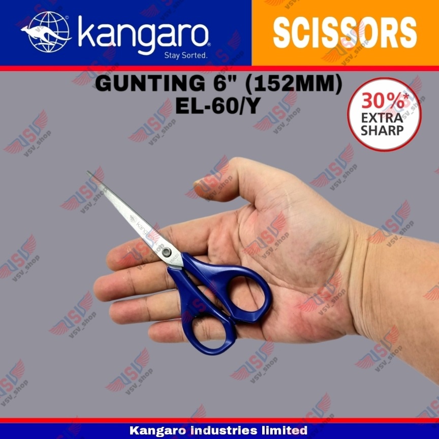 Gunting kain / Gunting kertas / Gunting Stainless Steel 152mm Scissors