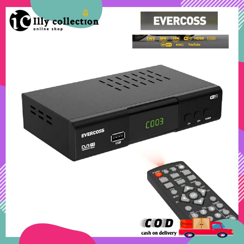 Set Top Box STB TV Digital Evercoss