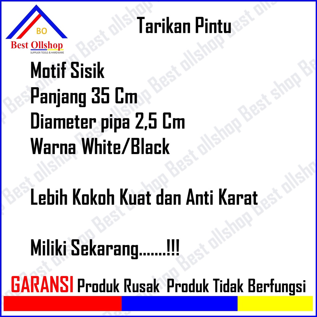 Tarikan Pintu Kupu Tarung / Pegangan Pintu Minimalis 2 Pintu / Tarikan Pintu Rumah Sisik / Handle Pintu Rumah 35 Cm / Gagang Pintu Rumah