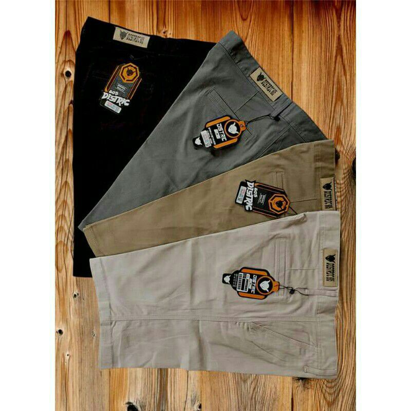 Celana Pendek Pria Chino Twill Combed 27-38 Original Cream Mocca