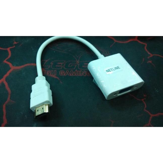 CONVERTER HDMI TO VGA NETLINE