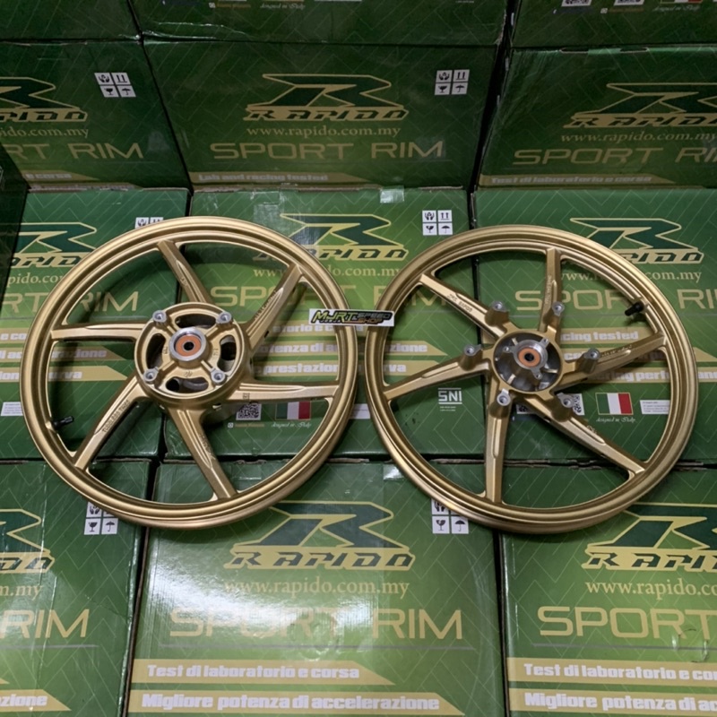 VELG RAPIDO MALAYSIA SUPRA GTR150 SIZE 160/160X17
