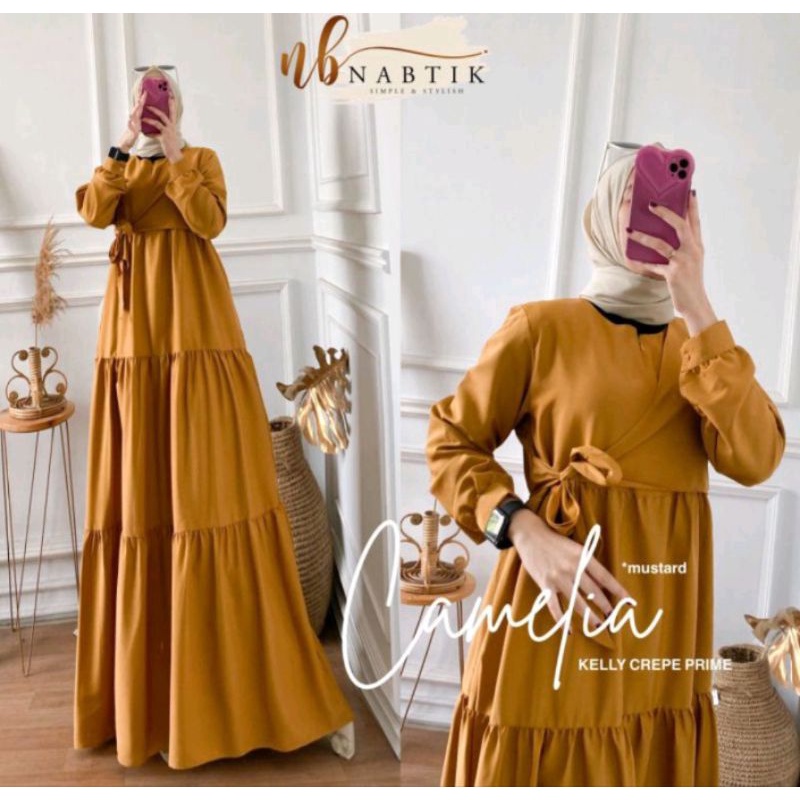 CAMELIA DRESS MAXY CRINGKEL AIRFLOW