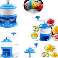 Menarik Alat Serut Es Batu Putar Portable Mesin Es Serut Manual Penghancur Es