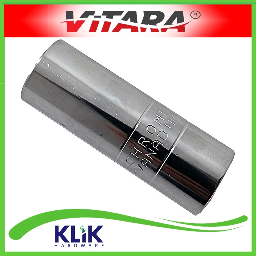 Vitara Mata Kunci Sok Shock Busi 1/2 Inch x 16 mm - Spark Plug Sock