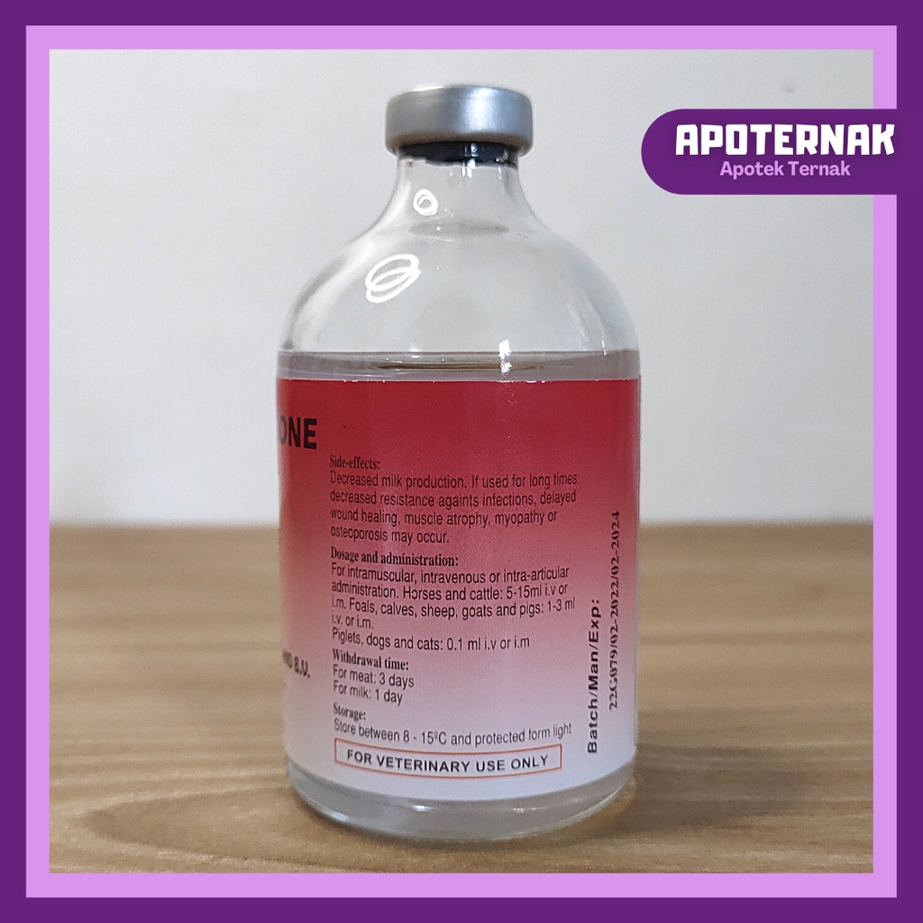 PANTEX DEXAMETHASONE 100 ml Dexa | Pantex Holland | Obat Injeksi Atasi Lumpuh Pincang Bengkak Cedera Pada Sapi Kambing Anjing Kucing Ayam Babi | DEXA - Mirip Glucortin