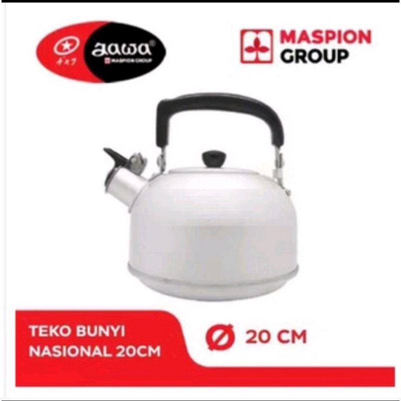 teko jawa bunyi Whistling kettle Maspion ukuran Lengkap