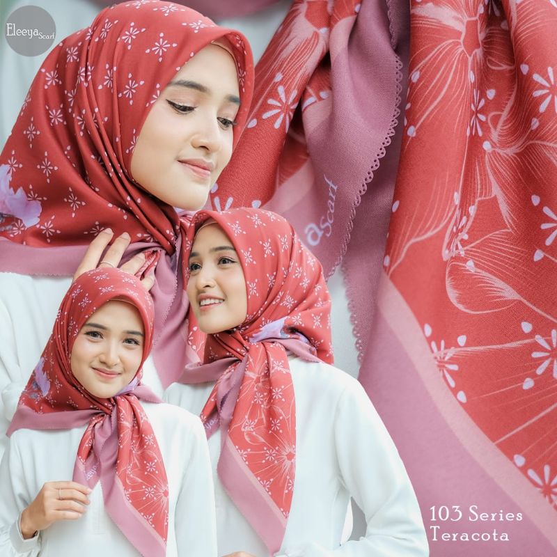 HIJAB SEGIEMPAT ELEEYA SCARF 103 104 &amp; 105 SERIES