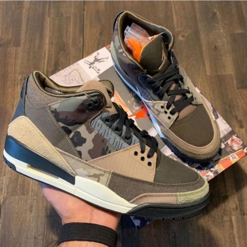 Sepatu nike jordan 3 camo