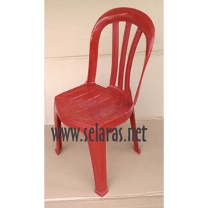 Kus Napolly 102 Merah Kursi Makan/ Kursi Kerja/ Food Court Plastik