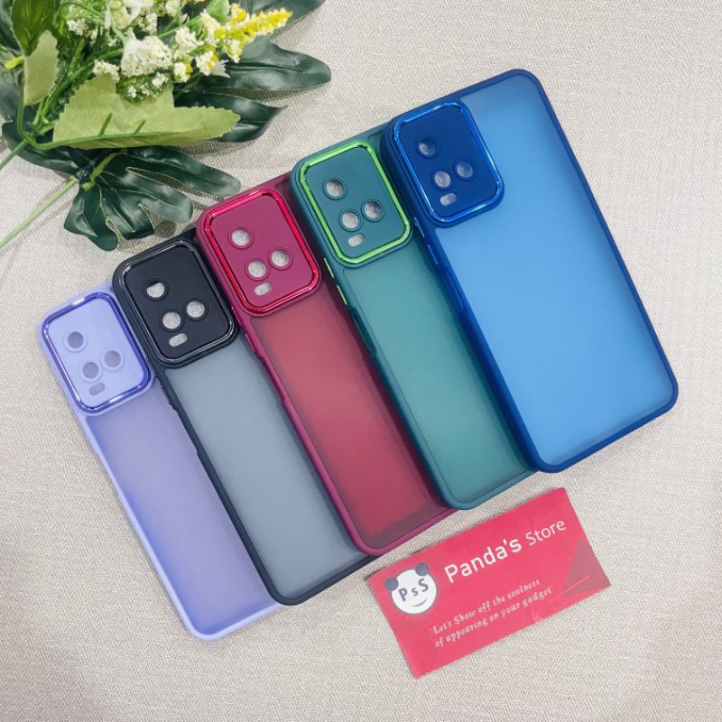 Case Vivo Y21, Y21s, Y21A, Y21T, Y33s, Y33T Metal Chrome Softcase Dove Premium Luxury PSS