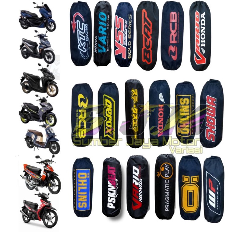 Sarung Shock Belakang Sarung Shock Pelindung Shok Belakang Kotoran Universal Untuk Bebek Dan Matic